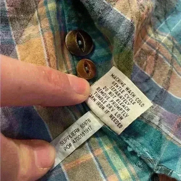 Polo Ralph Lauren Aztec/Hawaiian Plaid Shirt Short Sleeve Button Up Mens Size XL - Picture 11 of 15